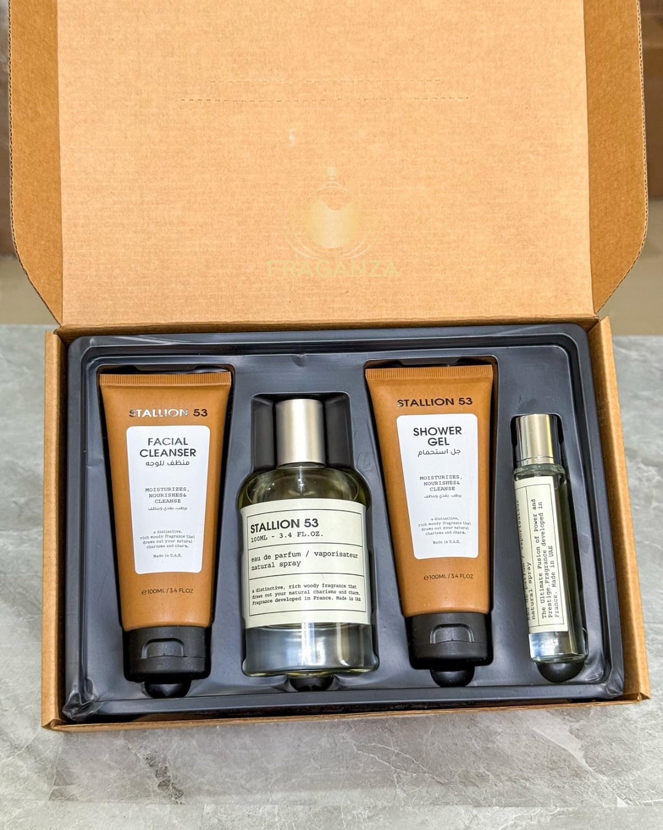Emper Set Stallion 53 Gift Set 4 In 1 3.4 Onz EDP