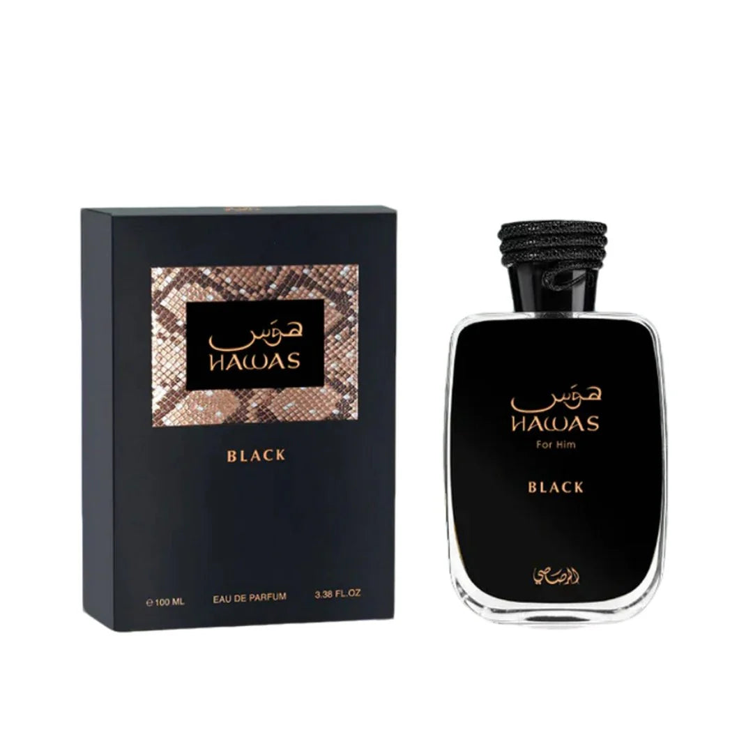 Rasasi Hawas Black Men 3.4 OZ EDP Sp