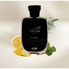 Rasasi Hawas Black Men 3.4 OZ EDP Sp